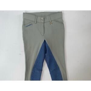 Romph Women's Full Zip Equestrian Breeches. Green, Women's 26L Long. Read.